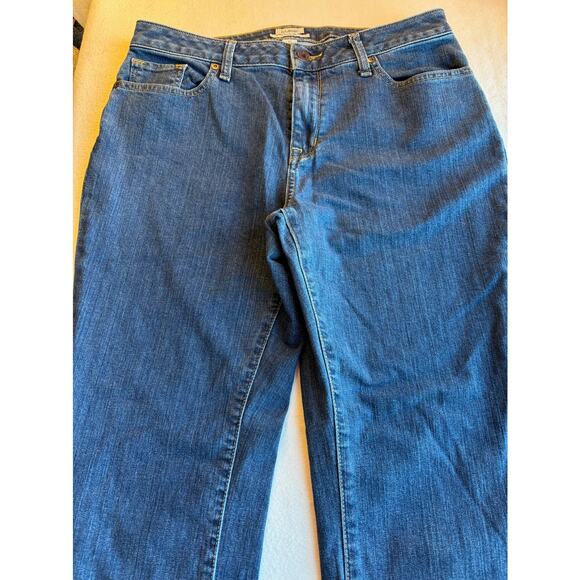 12 Petite L.L. Bean Classic Fit Denim Jeans 5 Pocket Cotton Blend - Picture 3 of 5